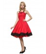 Women's Halter 50s Vintage Plus Sizes Swing Dress