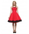 Women's Halter 50s Vintage Plus Sizes Swing Dress