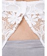 Women's Sexy/Bodycon/Beach/Casual/Lace/Party Micro-elastic Sleeveless A Set (Lace/Cotton)