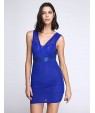 Women's Sexy Deep-v Sequined Bodycon Mini Dress